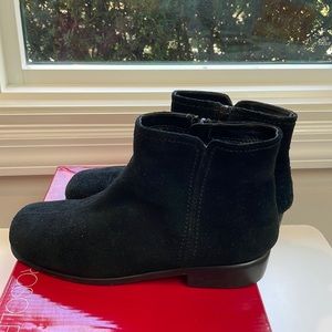 Aerosoles Black Suede Ankle Boot